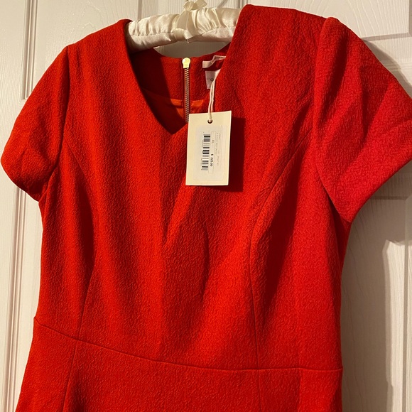 ✨ NWT Womens Red Fit and Flare Dress - size XL - Picture 2 of 9